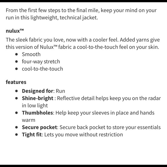 Lululemon Final Mile Jacket - Picture 5 of 5